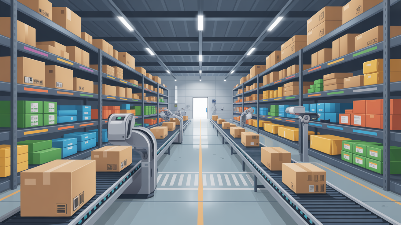 automated-warehouse-with-robotic-arms-conveyor-belts-organized-shelving-and-colorful-inventory-boxes-showing-modern-logistics-automation